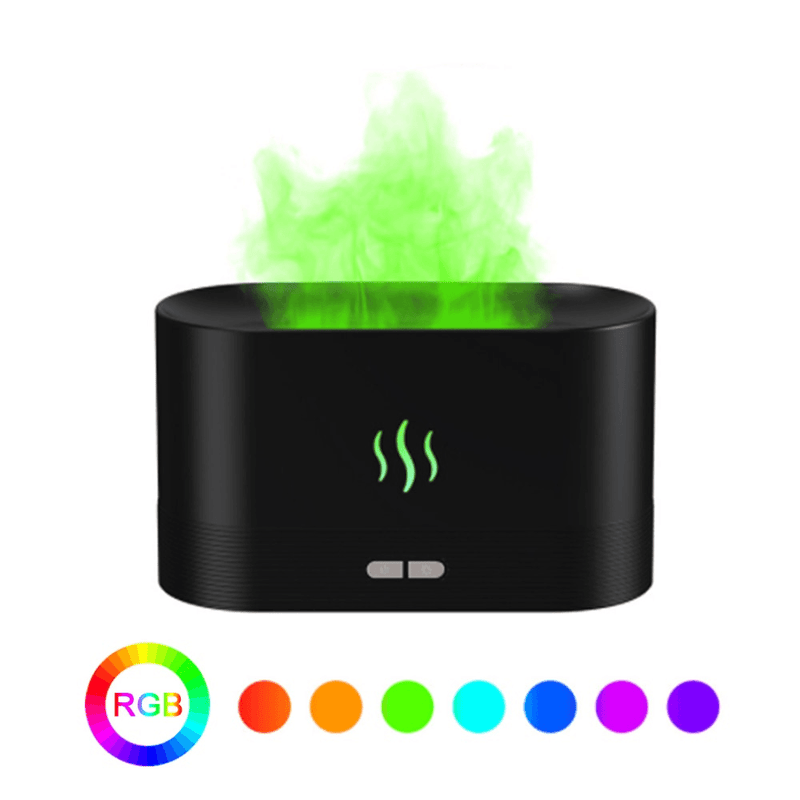 Umidificador de Ar Ultrassônico FLAME AIR RGB - Saúde/Aromaterapia - Inov&tec