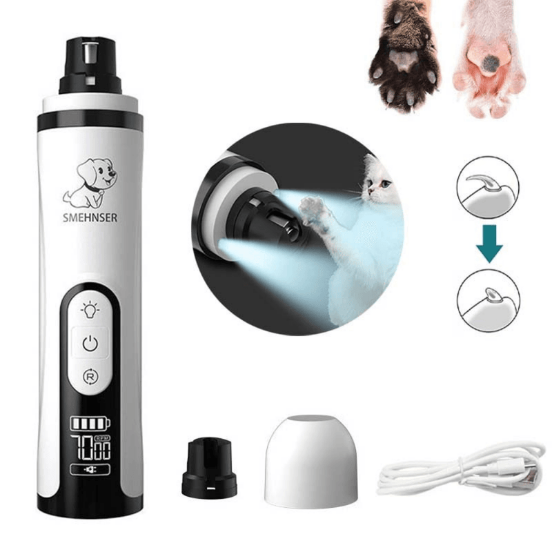 Aparador de unhas elétrico SAFE PET - Gatos e Cachorros - Inov&tec