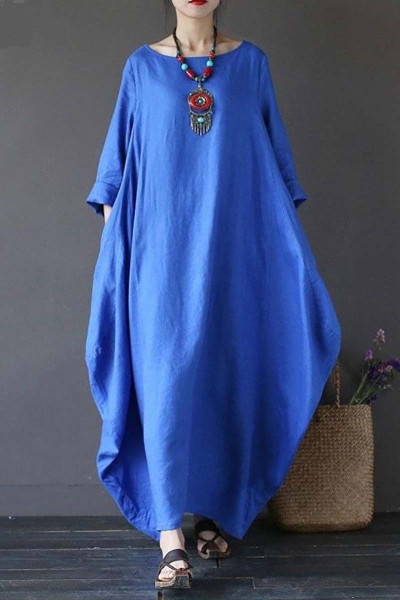 Vestido Longo Amplo Bohemian