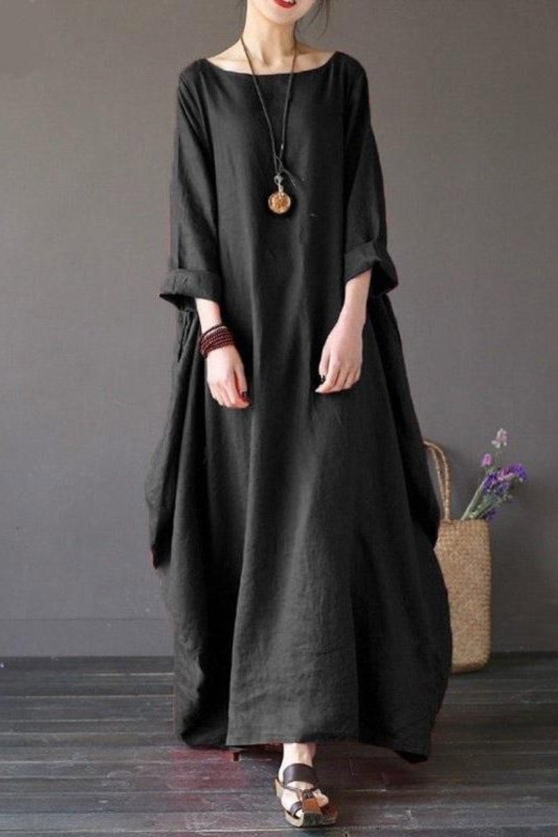 Vestido Longo Amplo Bohemian