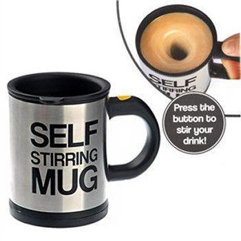 Caneca Preguiça Auto-Agitável (4 Cores Disponíveis) - Lazy Sloth Self-Stirring Mug