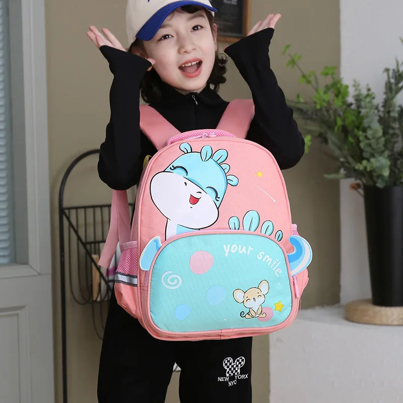 Mochila Infantil Desenho Sorridente - Volta às Aulas Sorrindo e Com Diversão
