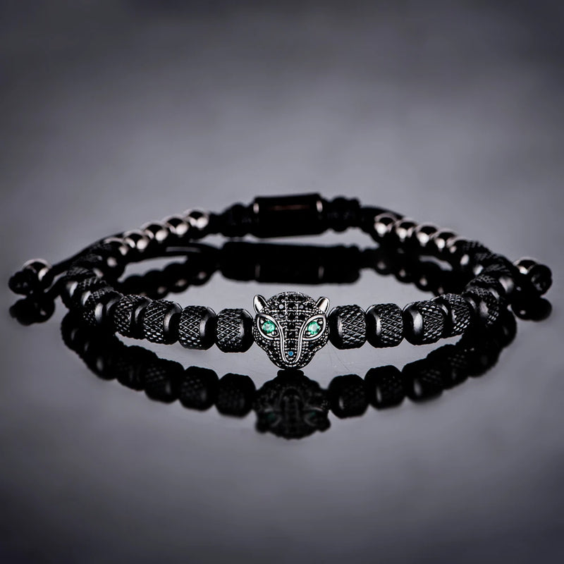 Kit de 3 Pulseiras Banhadas a Ouro e Prata Cravejadas com Cristais De Zircônia LUXURY PANTHER