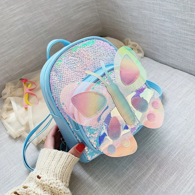 Mochila Infantil de Borboleta - Brilhe Na Volta às Aulas