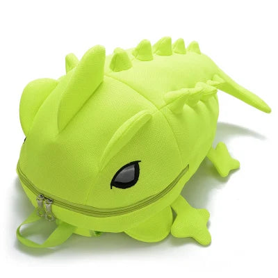 Mochila Infantil Camaleão 3D - Design Único e Inovador
