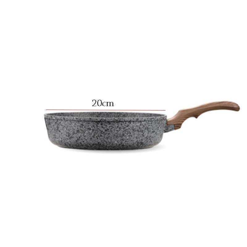 Panela de Granito Antiaderente com Cabo de Madeira WOKKY