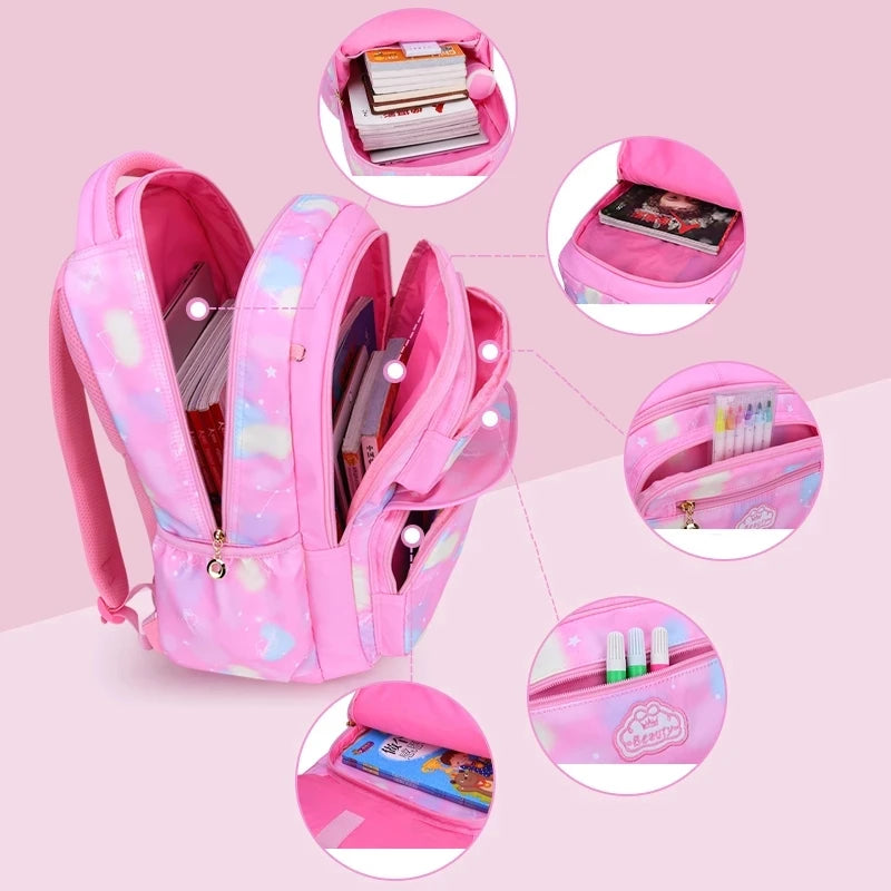 Mochila Infantil Feminina Impermeável Paty - Estilo e Personalidade Para Sua Princesa