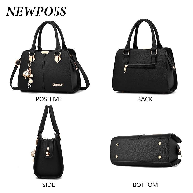 Bolsa Feminina FAMOUS FLY - Luxo em Couro PU - Inov&tec