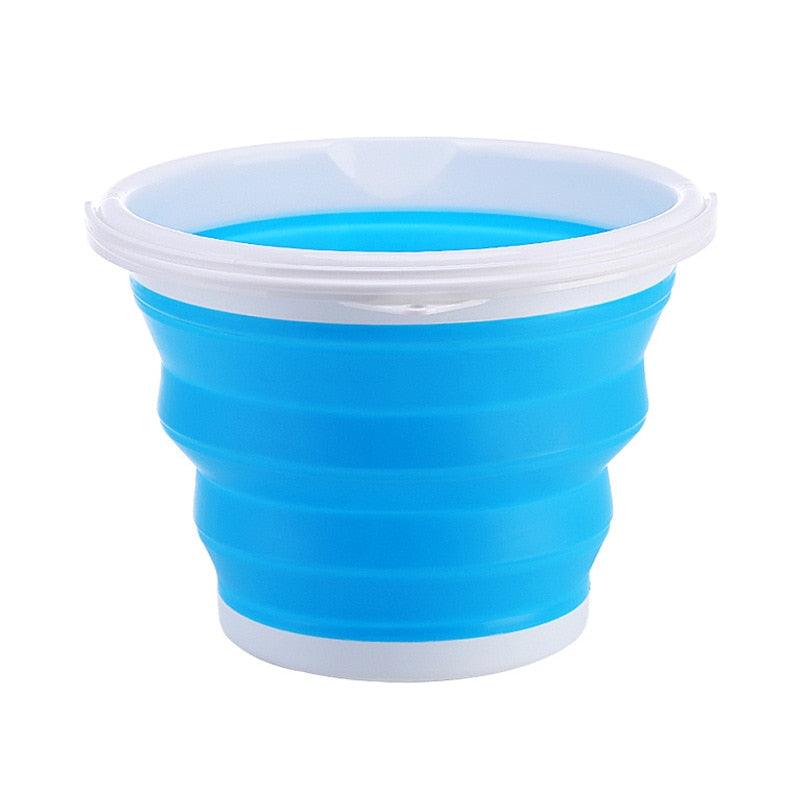 Balde Dobrável Retrátil 10 Litros DEEP CLEAN + Brinde - Inov&tec