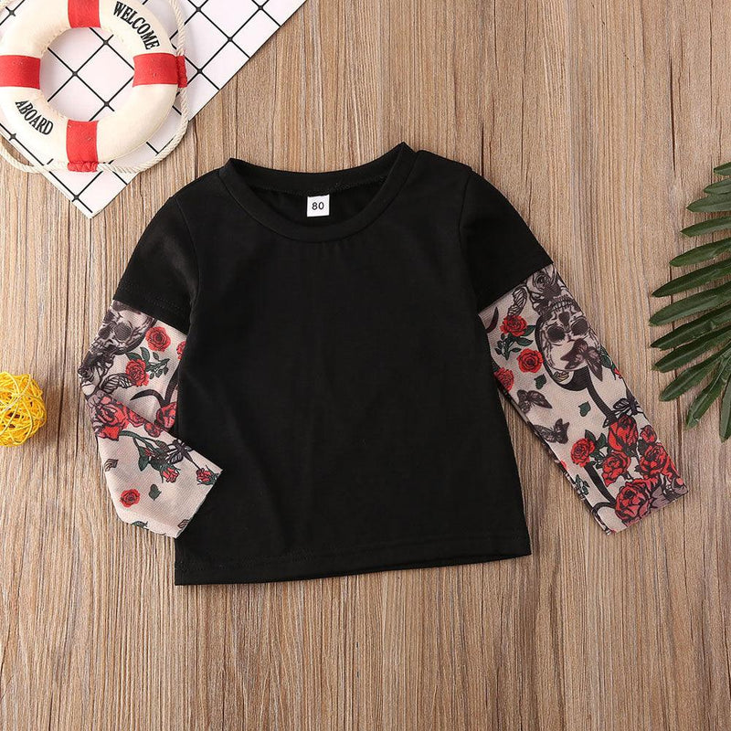 Camiseta/Body Com Tatuagem Fake Para Crianças e Bebes - TATOO BABY Divertido e Confortável - Inov&tec