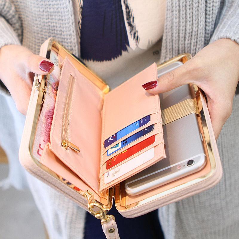 Carteira Feminina Handbag BELLA - Prática e Versátil Para Cartões, Documentos e Celular - Inov&tec
