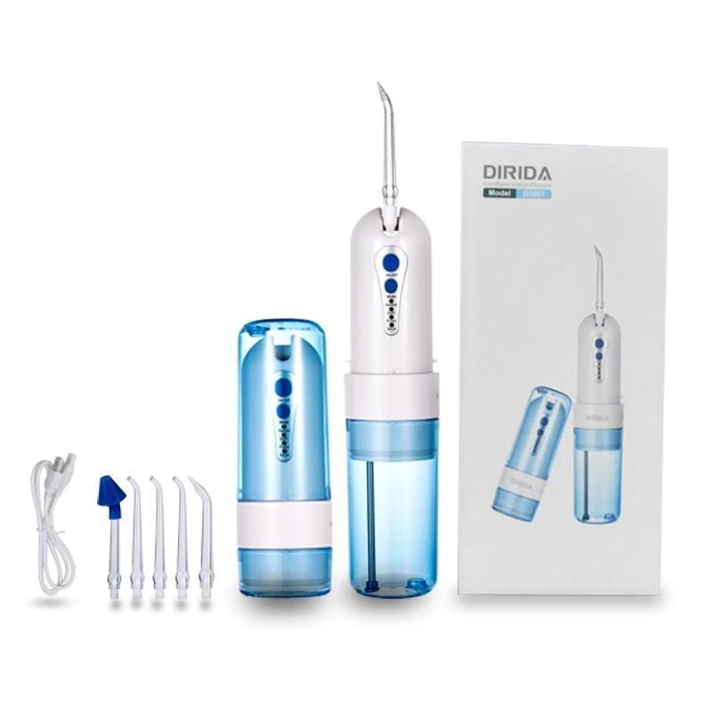 Irrigador Oral Bucal com 5 Bicos Intercambiáveis Limpeza Profunda Water Flosser