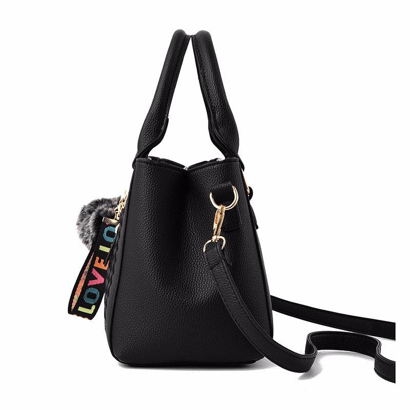 Bolsa Feminina Luxo LOVE Em Couro PU - Inov&tec