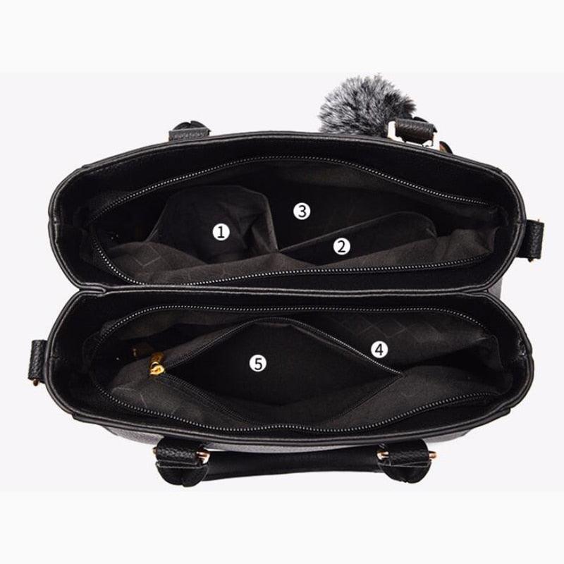 Bolsa Feminina Luxo LOVE Em Couro PU - Inov&tec