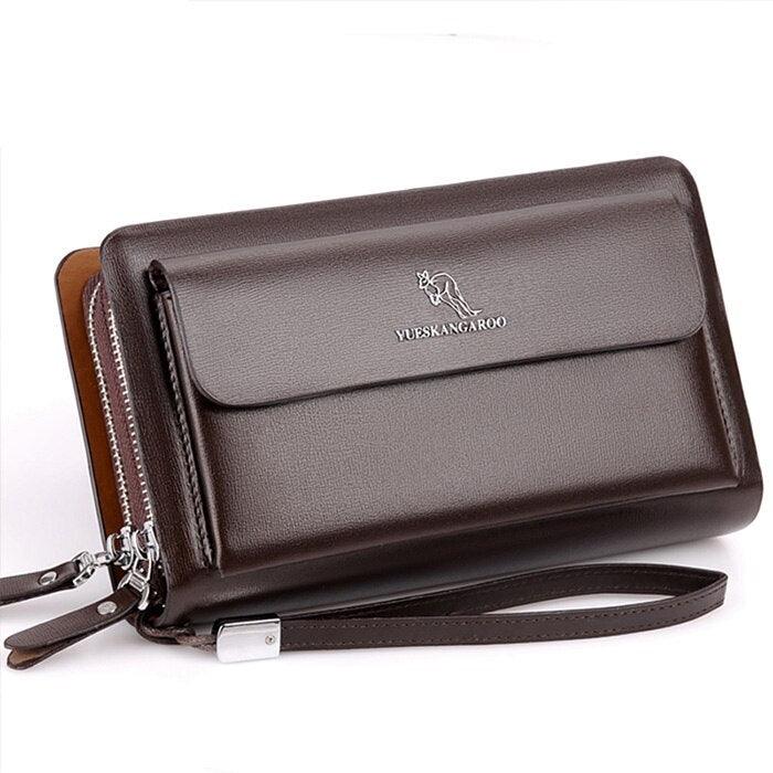 Carteira Clutch Unisex OFFICE CASUAL Para Trabalho Em Couro PU - Inov&tec