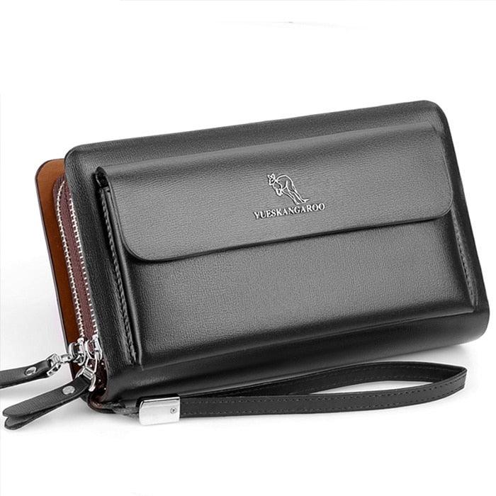 Carteira Clutch Unisex OFFICE CASUAL Para Trabalho Em Couro PU - Inov&tec