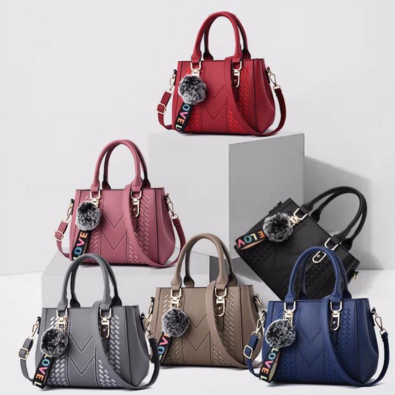 Bolsa Feminina Luxo LOVE Em Couro PU - Inov&tec