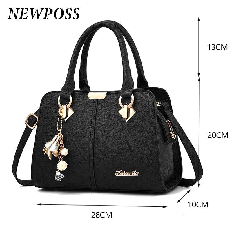 Bolsa Feminina FAMOUS FLY - Luxo em Couro PU - Inov&tec
