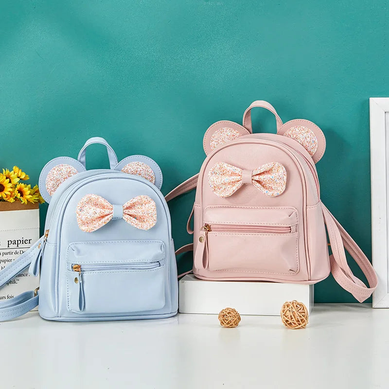 Mochila Infantil Ursinho de Laço - Unindo Fofura e Estilo para as Aulas