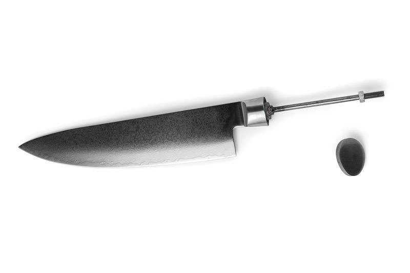 Faca de Cozinha Personalizável em Aço Damasco de 67 Camadas