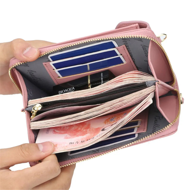 Carteira Crossbody Feminina Chic Elegance - Praticidade com Estilo