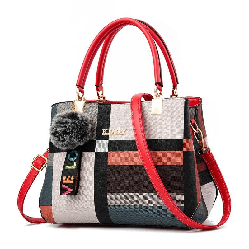 Bolsa Feminina LUXURY VINTAGE 80´s Em Couro PU - Inov&tec