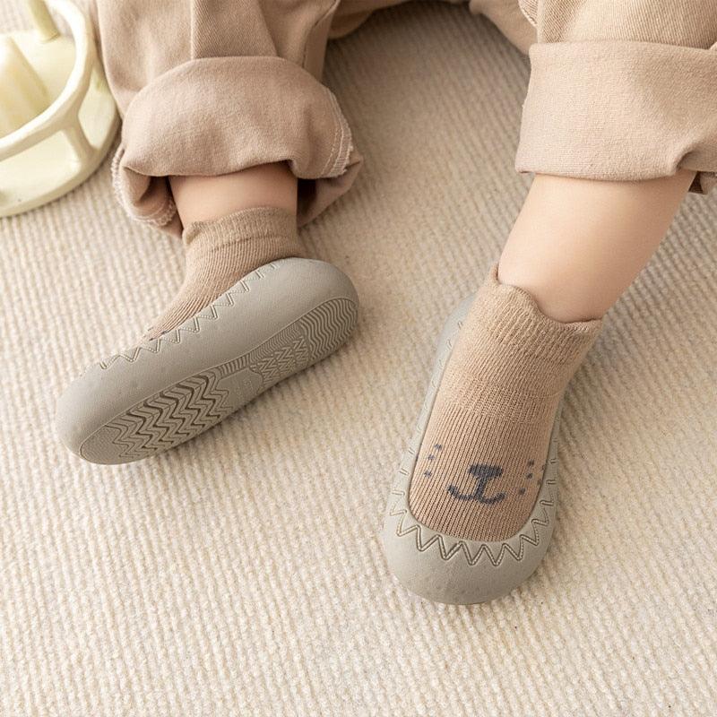 Sapatinho Meia Antiderrapante Super Confortável para Bebes - MEU PEZINHO - Inov&tec