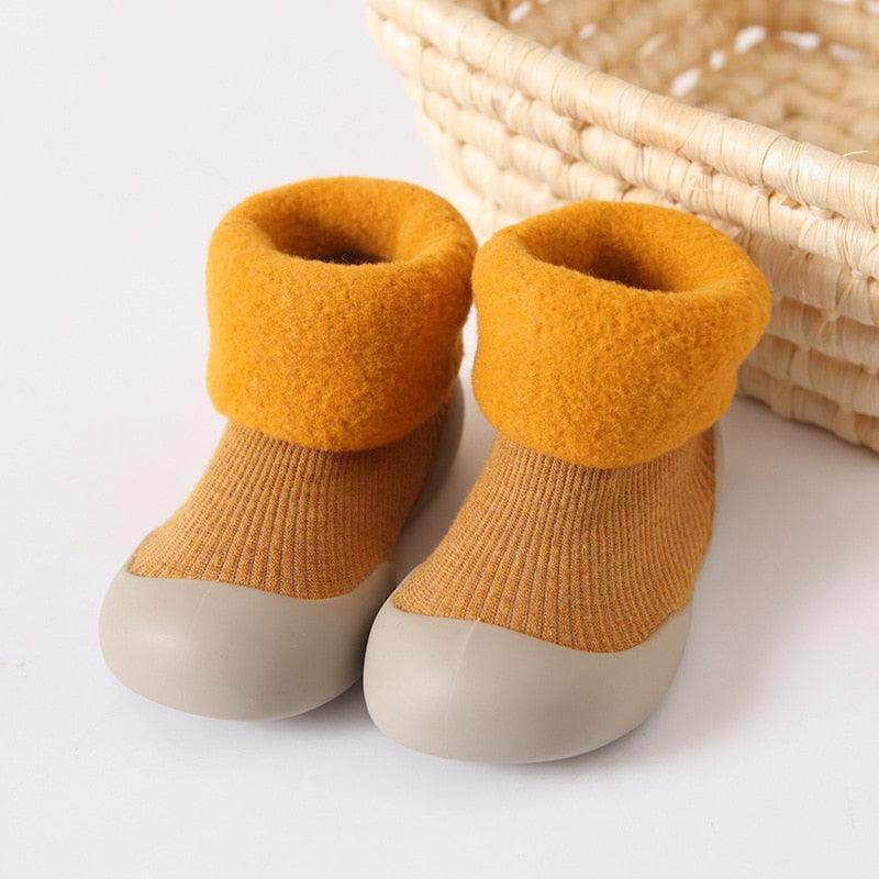 Sapatinho Meia Quentinho e Antiderrapante MEU PUPILO™️ - Super Confortável para Bebes - Inov&tec