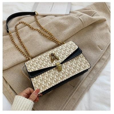 Bolsa De Grife MK TRENDY - Bolsa Feminina de Ombro HandBag Em Couro PU - Inov&tec