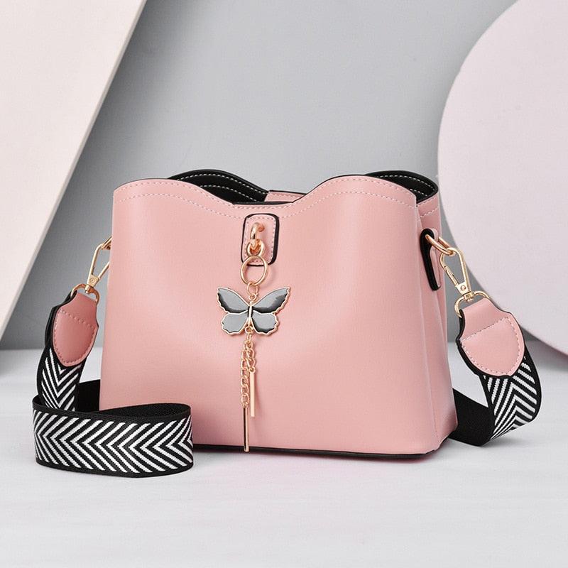 Bolsa LADIE BUTTERFLY Em Couro PU - Estilo, Sofisticação e Elegância! - Inov&tec