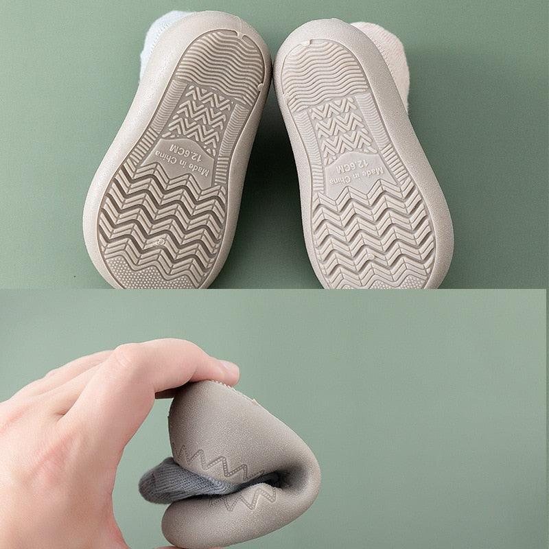 Sapatinho Meia Antiderrapante Super Confortável para Bebes - MEU PEZINHO - Inov&tec