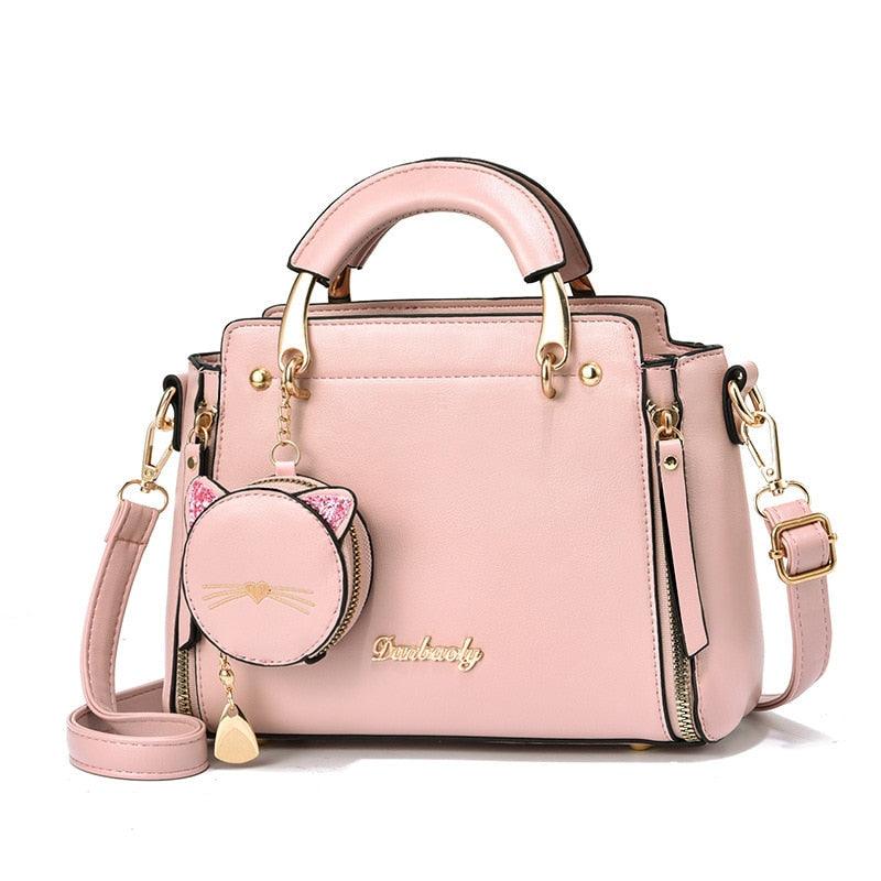 Bolsa Feminina em Couro PU LOVE CAT - Inov&tec