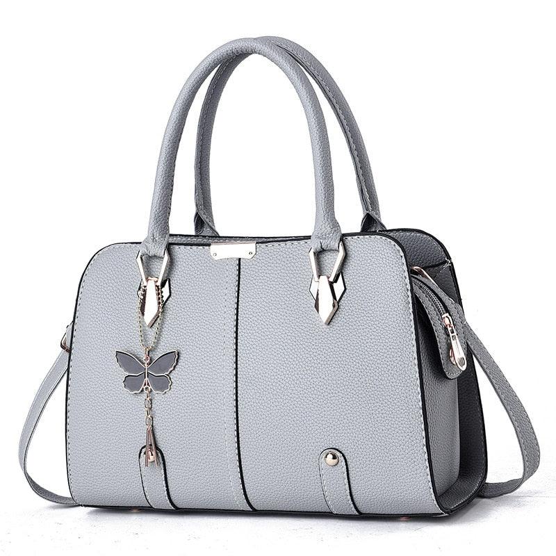 Bolsa Feminina FAMOUS FLY - Luxo em Couro PU - Inov&tec