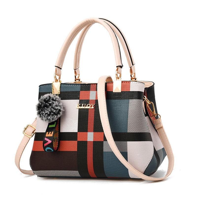Bolsa Feminina LUXURY VINTAGE 80´s Em Couro PU - Inov&tec
