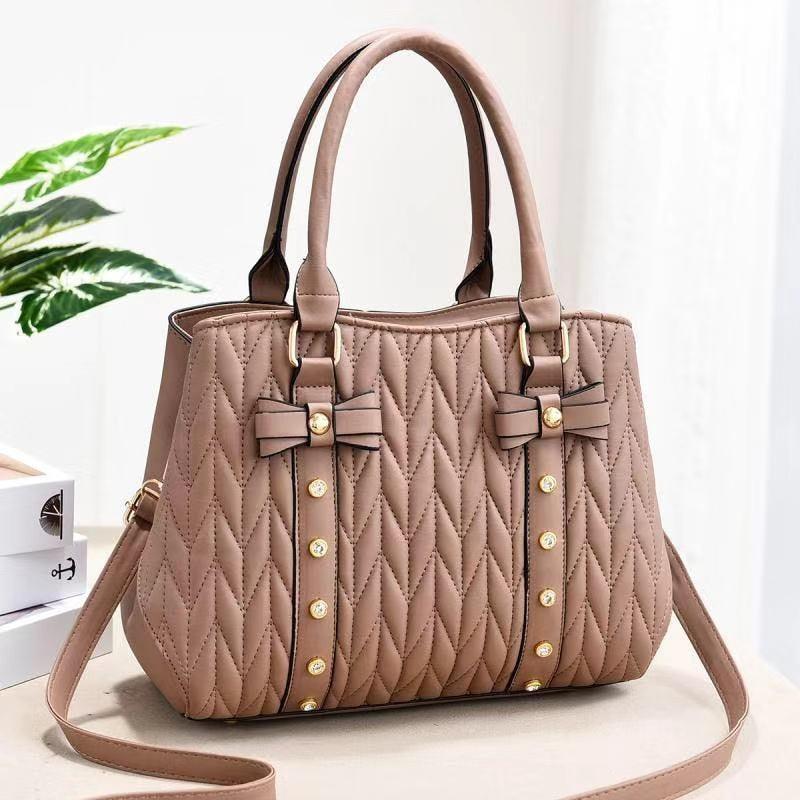 Bolsa Feminina KITTY MESH Em Couro PU Textura Geométrica - Inov&tec