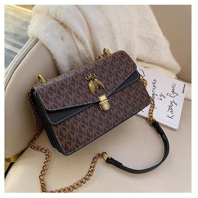 Bolsa De Grife MK TRENDY - Bolsa Feminina de Ombro HandBag Em Couro PU - Inov&tec