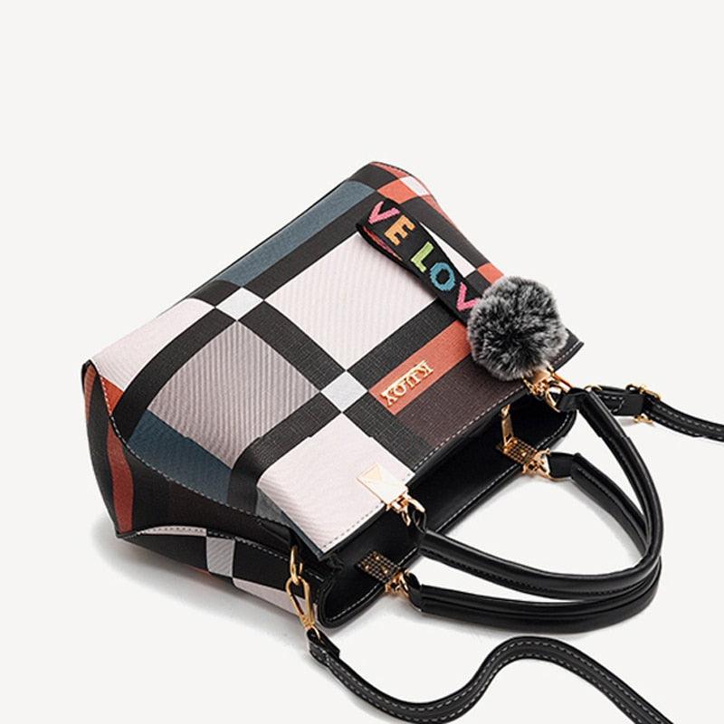 Bolsa Feminina LUXURY VINTAGE 80´s Em Couro PU - Inov&tec