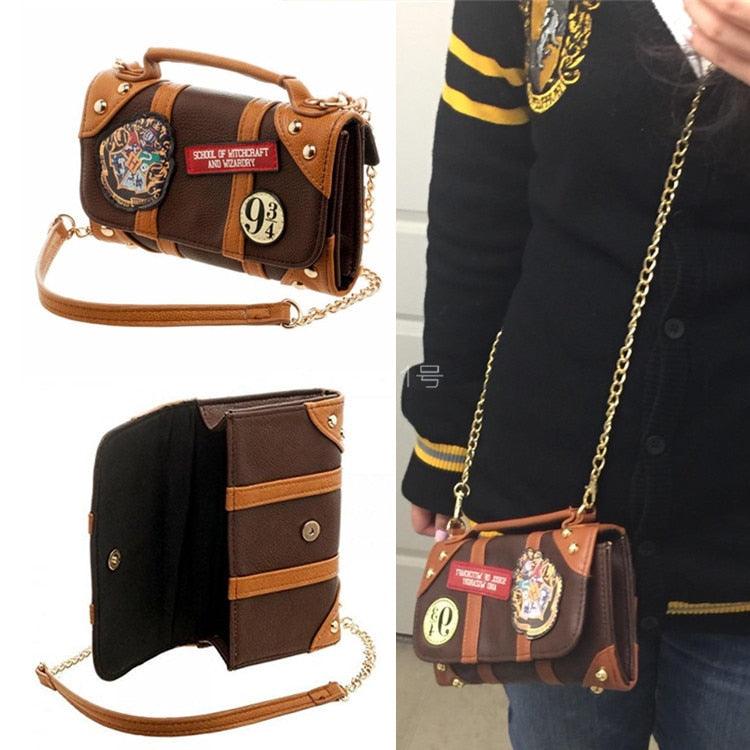 Bolsa Clutch Versátil Feminina Harry Potter 9 3/4 Couro - Inov&tec