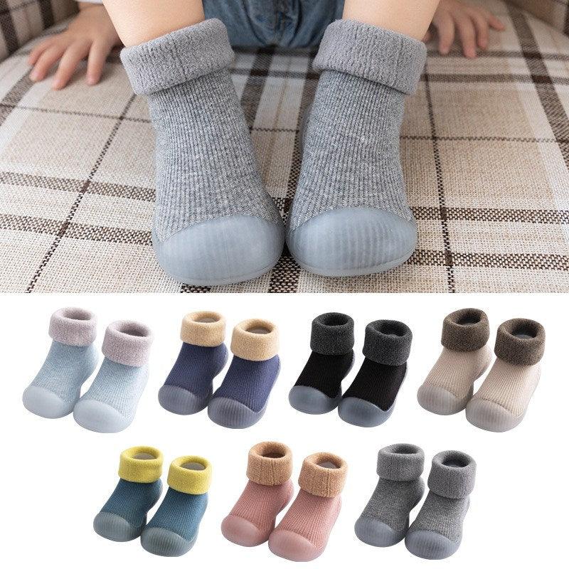 Sapatinho Meia Quentinho e Antiderrapante MEU PUPILO™️ - Super Confortável para Bebes - Inov&tec
