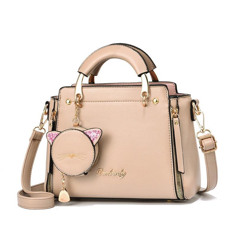 Bolsa Feminina em Couro PU LOVE CAT - Inov&tec
