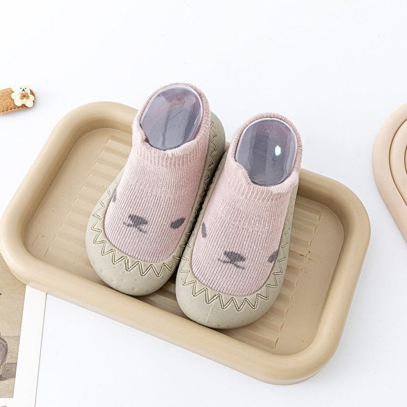 Sapatinho Meia Antiderrapante Super Confortável para Bebes - MEU PEZINHO - Inov&tec
