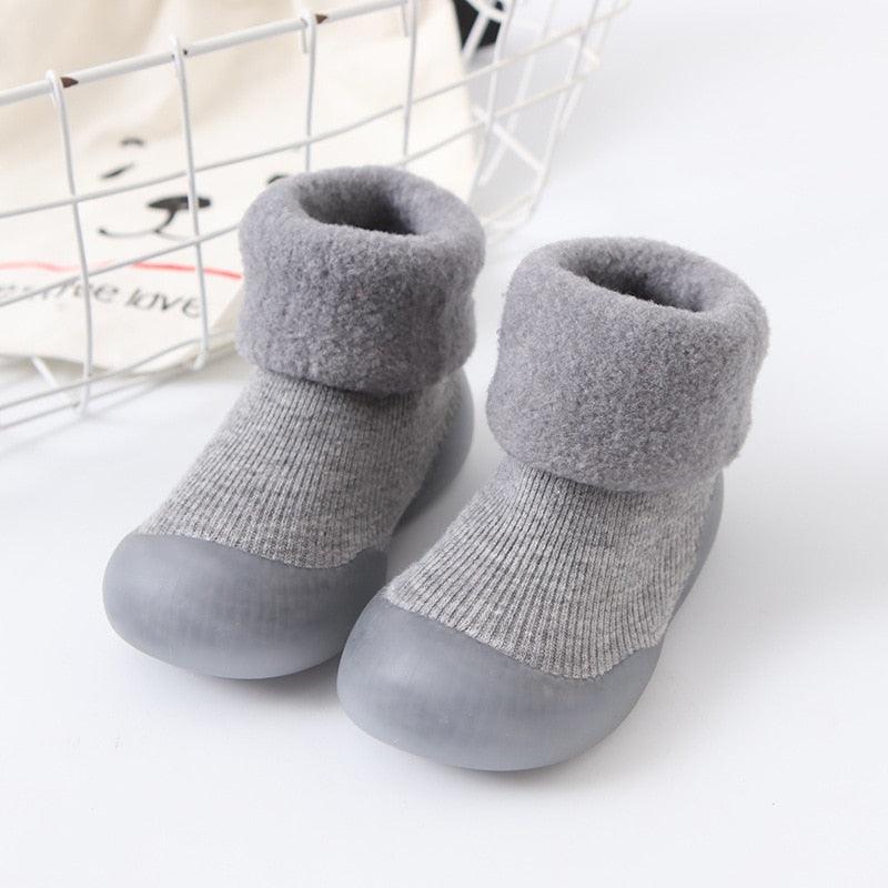 Sapatinho Meia Quentinho e Antiderrapante MEU PUPILO™️ - Super Confortável para Bebes - Inov&tec