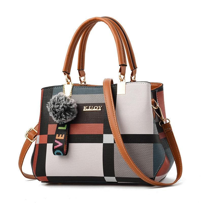 Bolsa Feminina LUXURY VINTAGE 80´s Em Couro PU - Inov&tec