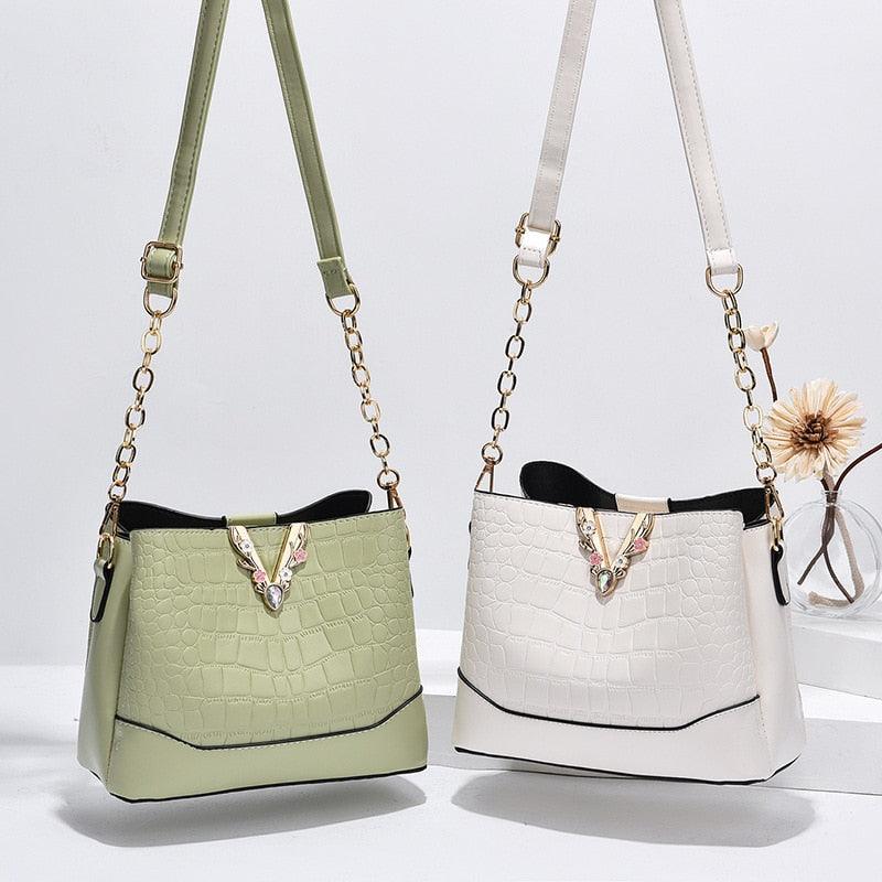 Bolsa de Ombro Feminina WILD LADY Cristal Em Couro PU - Inov&tec