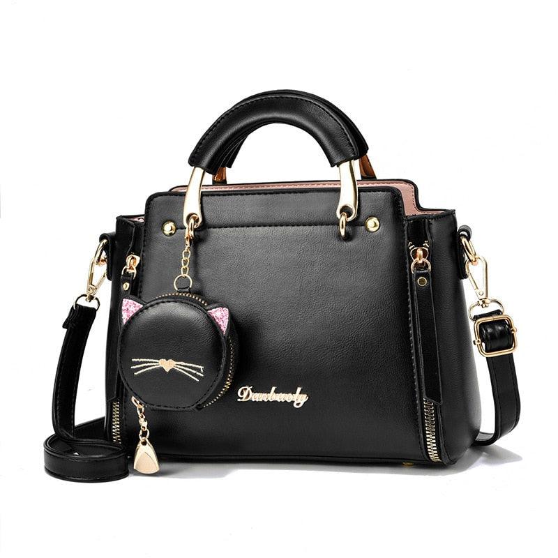 Bolsa Feminina em Couro PU LOVE CAT - Inov&tec