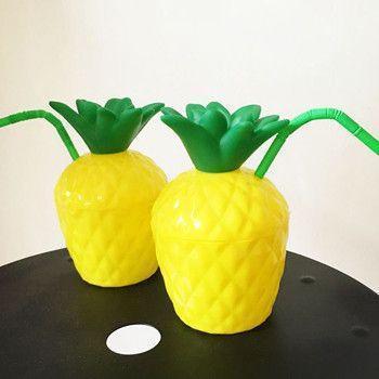 Pacote Duplo - Suporte de Copo Abacaxi - Estilo até na piscina!
