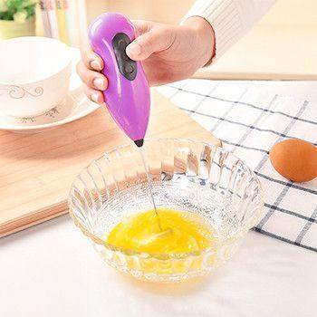 Mixer Elétrico de Aço Inoxidável - Ótimo Para Fazer Cappuccino, Milk shakes e Bater Ovos!