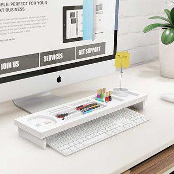 Organizador de Mesa de Computador Criativo e Simples