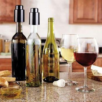 2 Peças de Rolha de Vinho à Vácuo