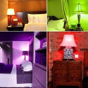 Lâmpada com Iluminação de Cores RGB - MagicGlow RGB Color-Changing